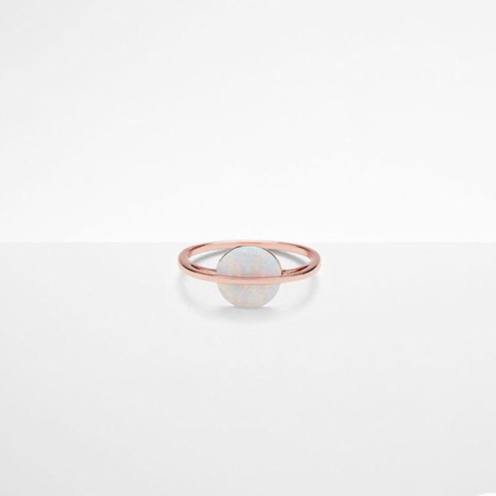 Pura Vida Rose Gold Opal Ring
